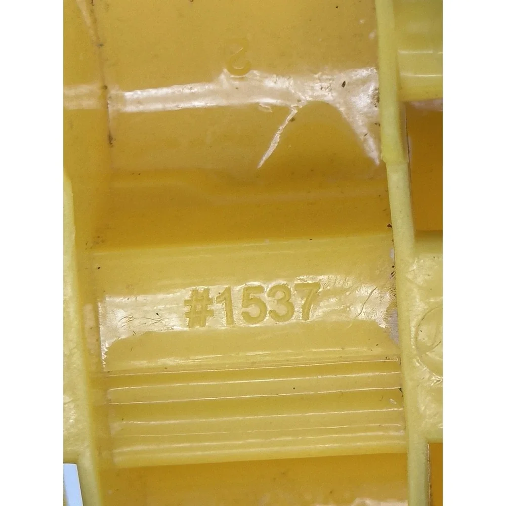 Vintage American Plastic Toys Yellow Car USA 1987 Item 14942